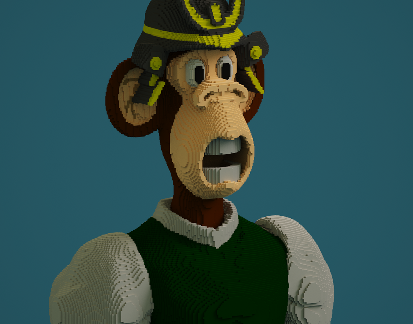 Nft Voxel Chimps #152
