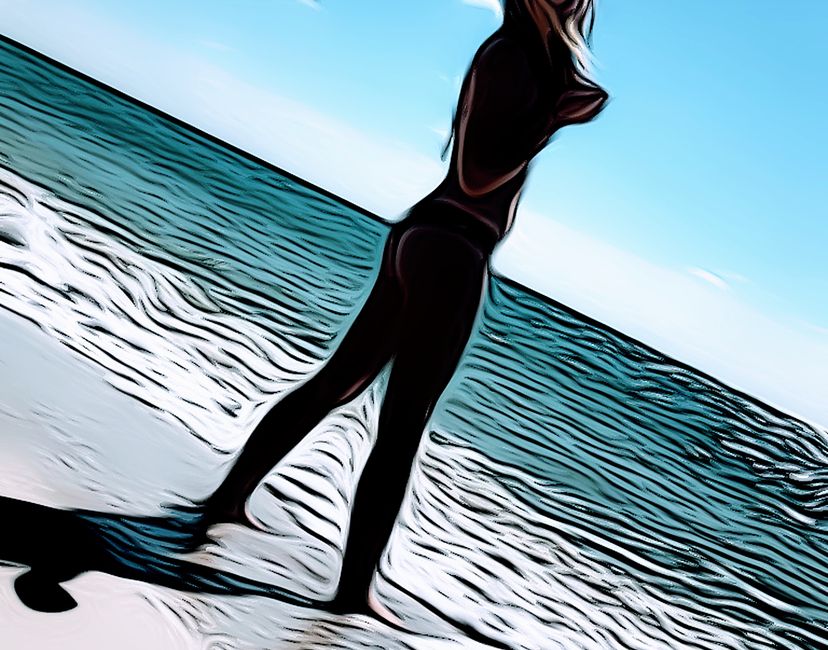 Nft A Girl On The Beach #10