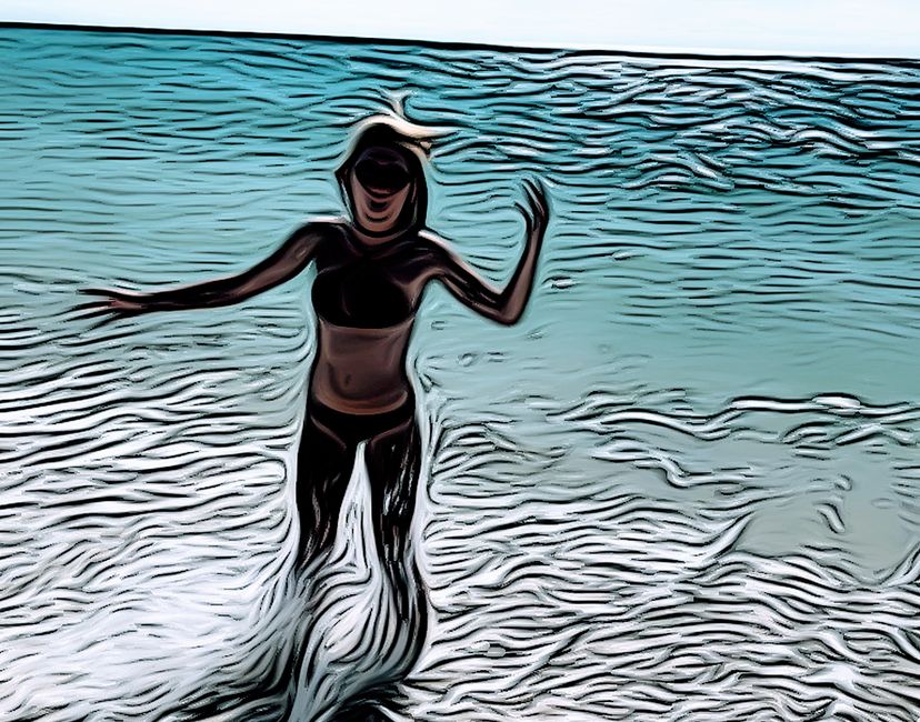 Nft A Girl On The Beach #4