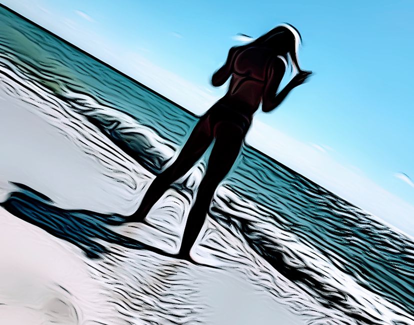 Nft A Girl On The Beach #7