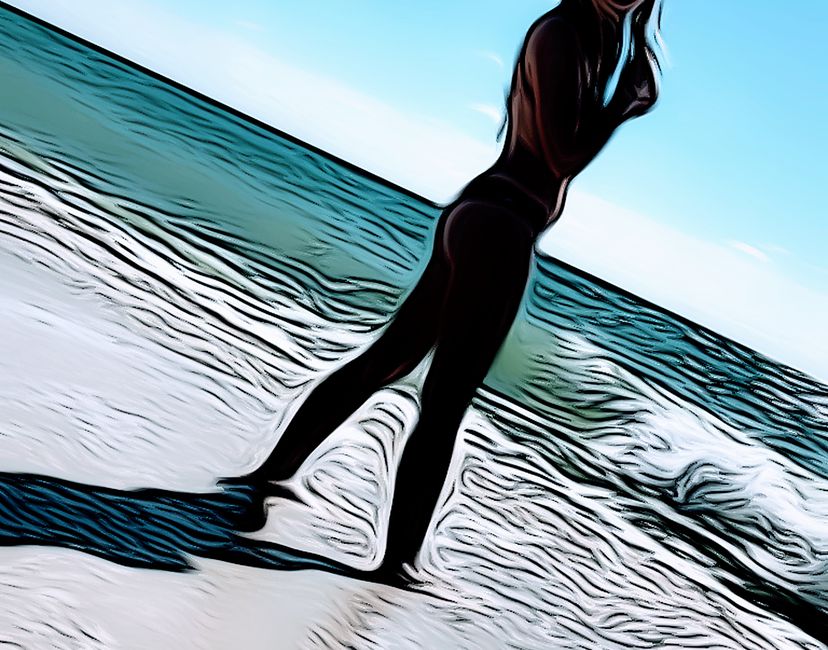 Nft A Girl On The Beach #12
