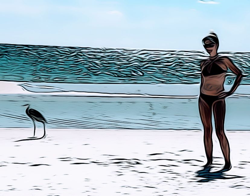 Nft A Girl On The Beach #17