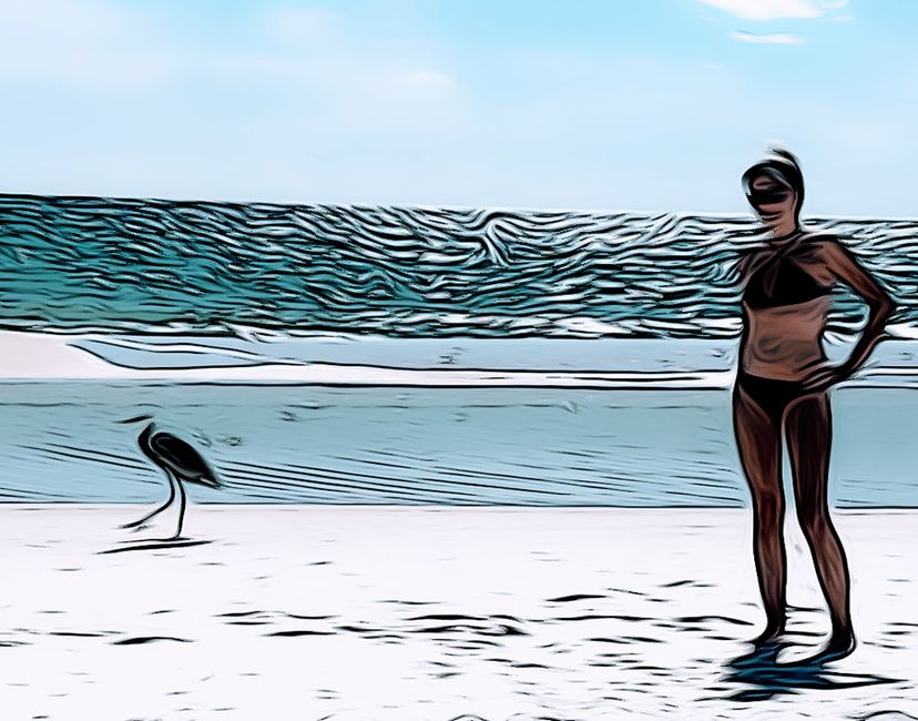 Nft A Girl On The Beach #18