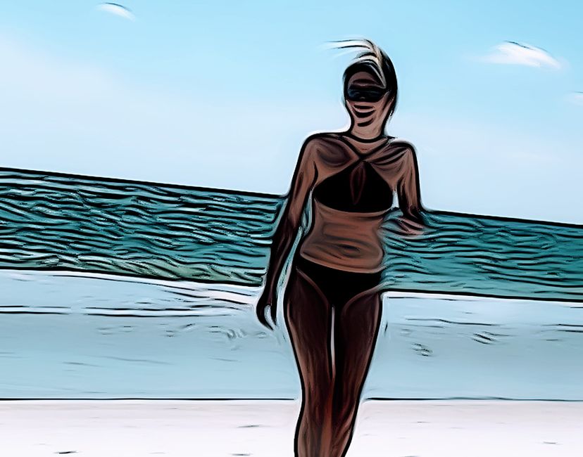 Nft A Girl on The Beach #13