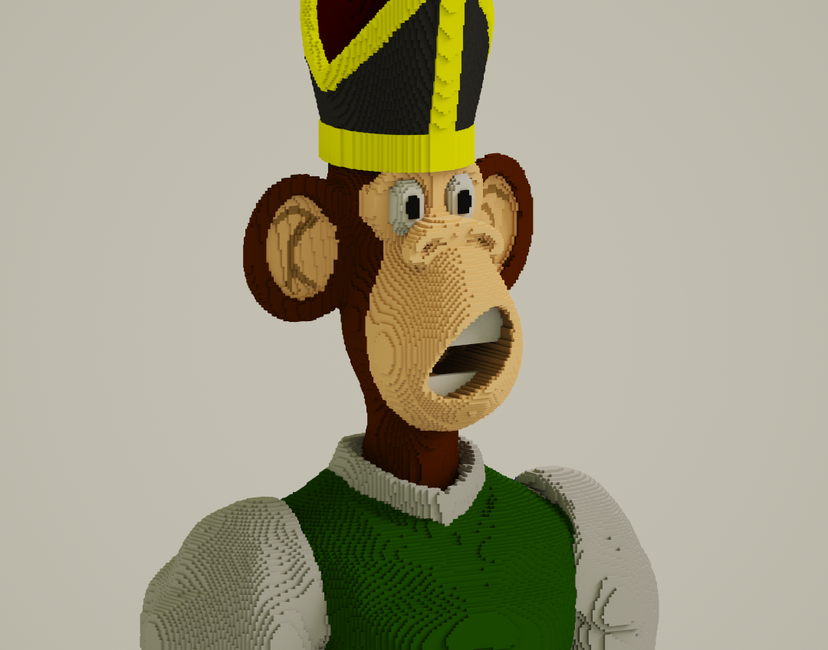 Nft Voxel Chimps #158