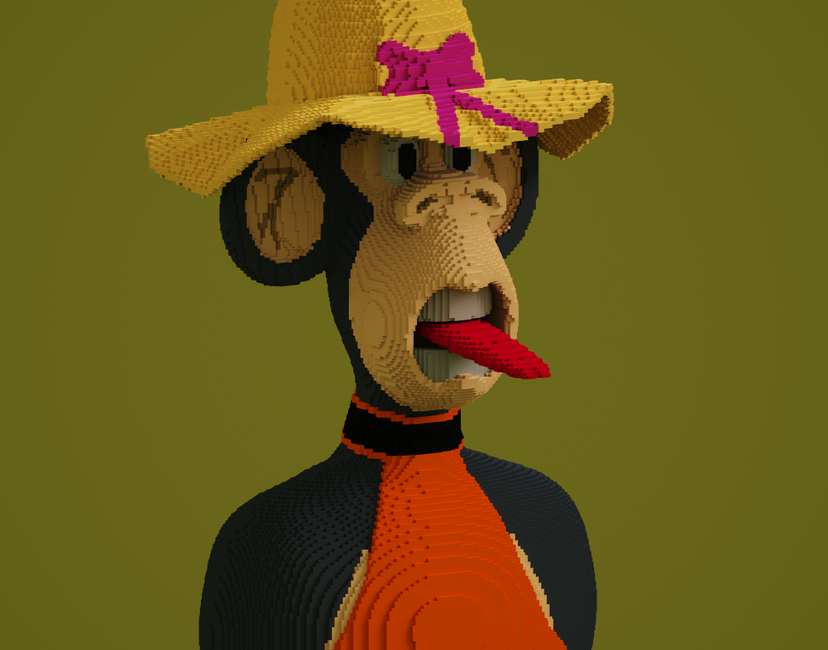 Nft Voxel Chimps #187