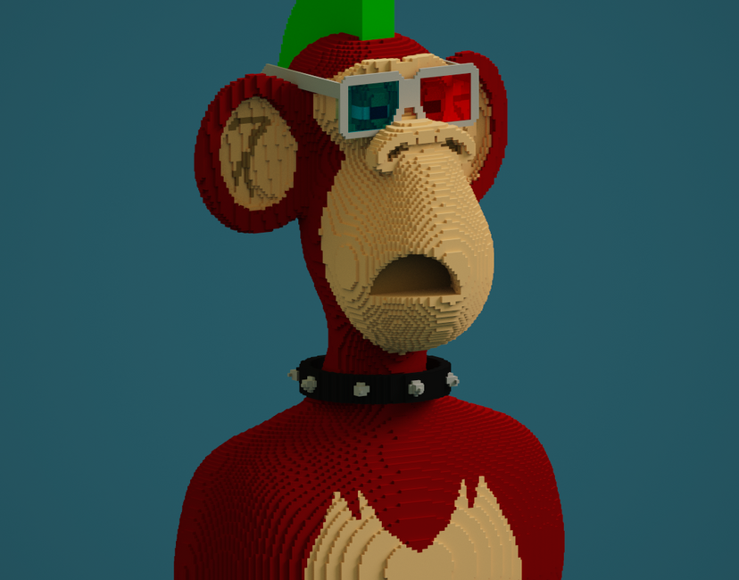 Nft Voxel Chimps #190