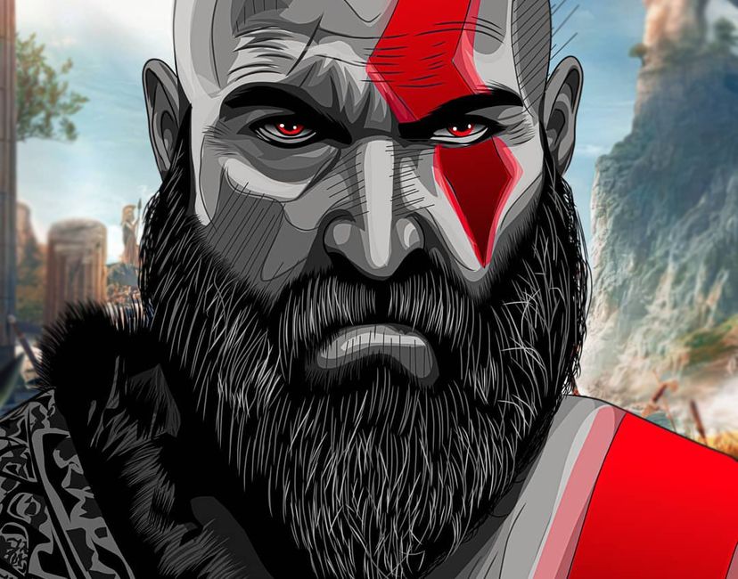 Nft God of War 's vector art