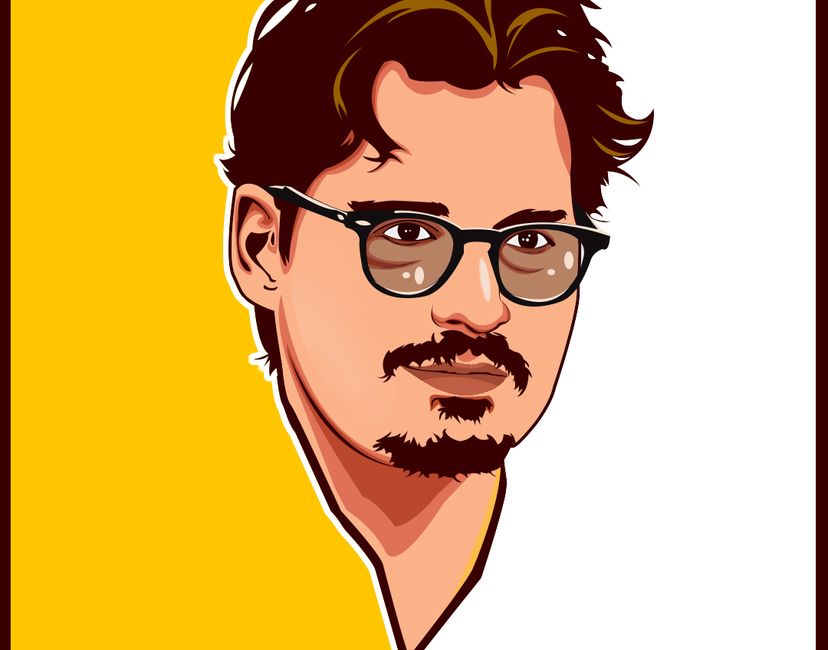 Nft JonnyDepp's vector art