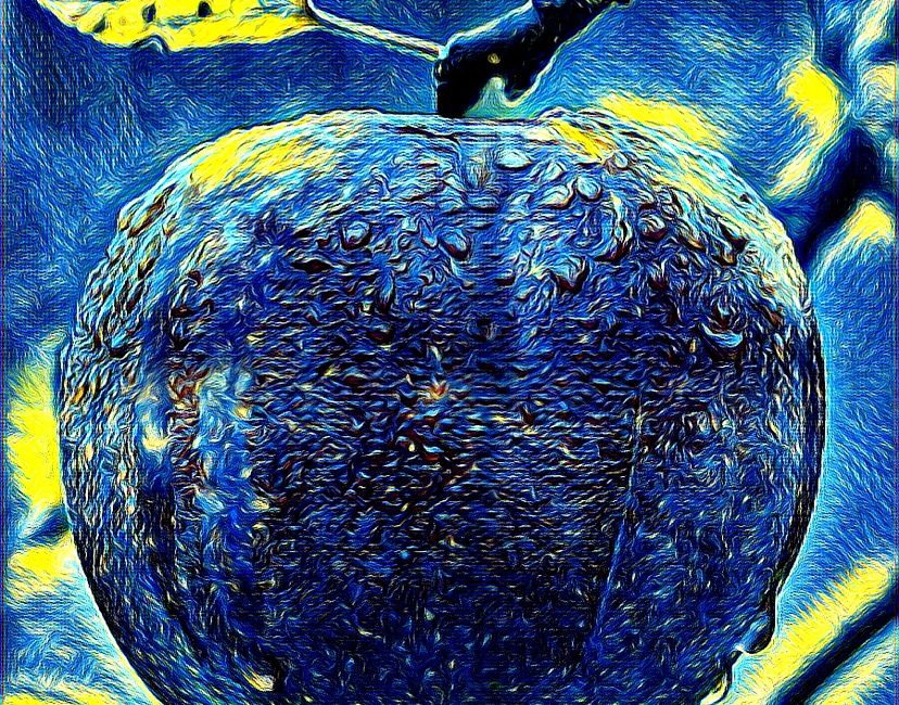 Nft Apple - The Starry Night Style