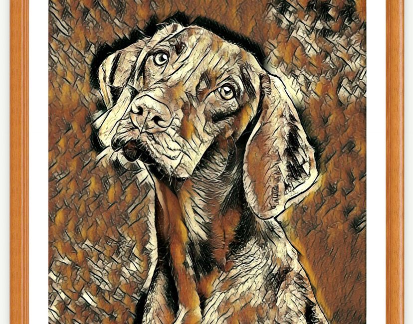 Nft Classic Dog Painting