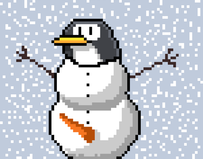 Nft Penguin #146 of 174 pixelated 