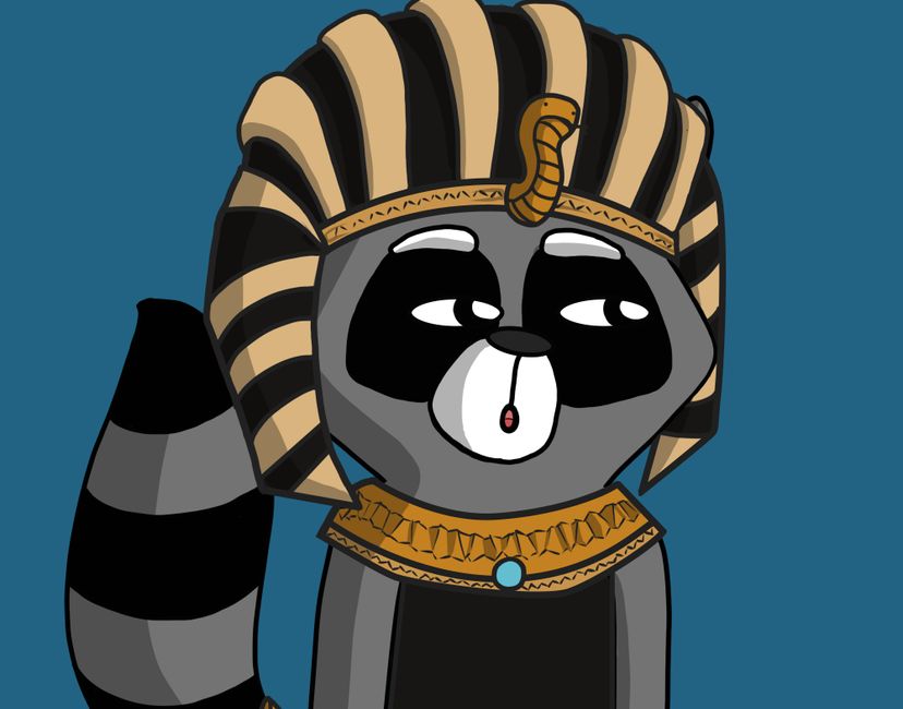Nft 005 Egyptian Racoon