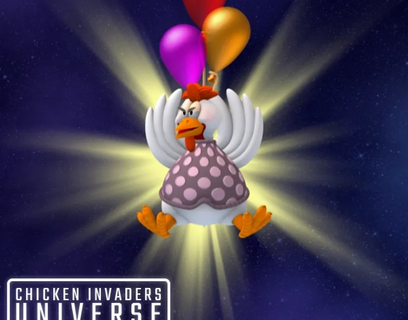 Nft Balloon Chicken #5 + Key