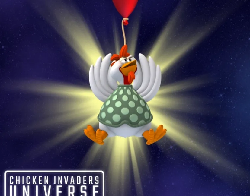 Nft Balloon Chicken #7 + Key