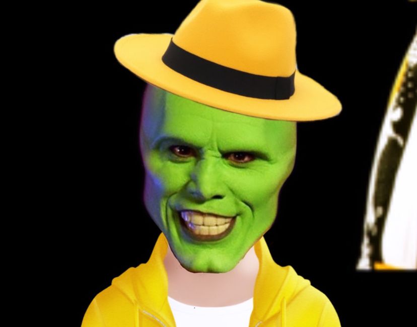 Nft Green Mask Boy (rare # 1 )
