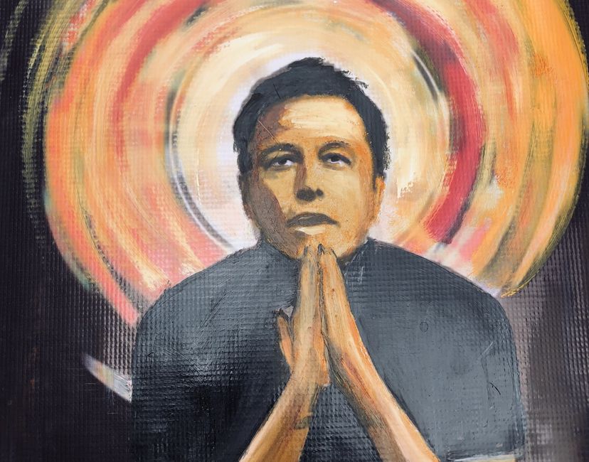 Nft Elon musk painting 1/4