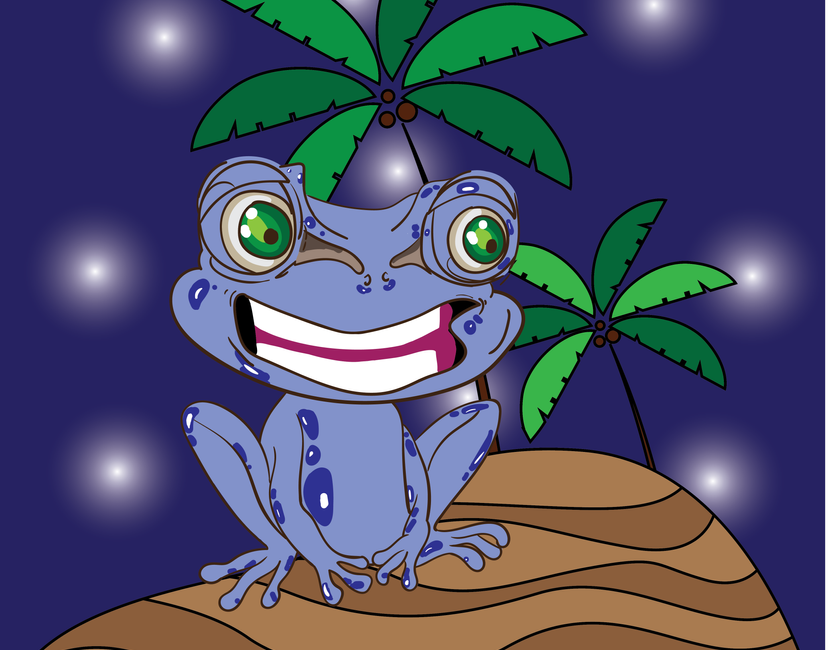 Nft CroackingFrog-1028