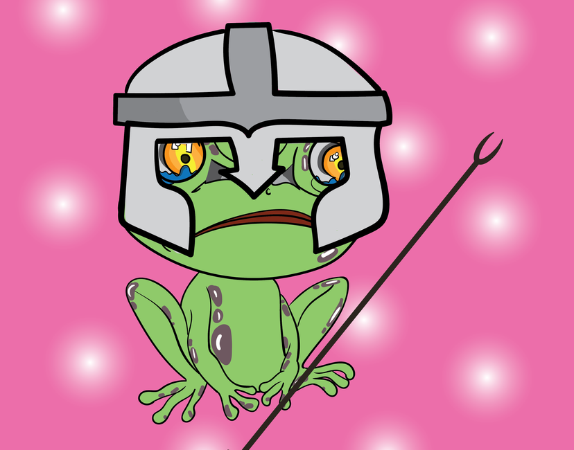 Nft CroackingFrog-254