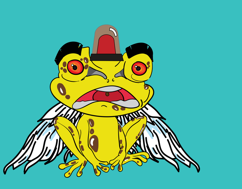 Nft CroackingFrog-9124