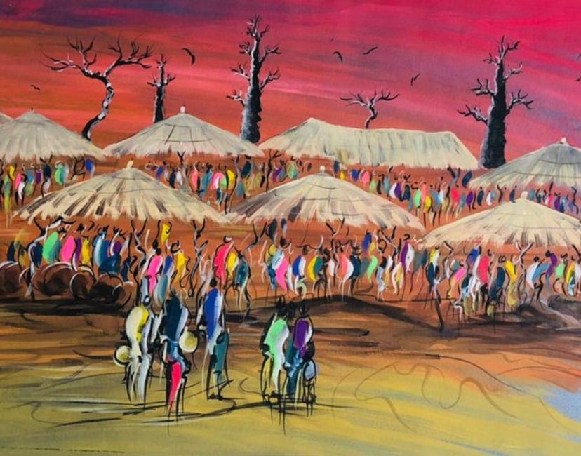 Nft Colourful Village