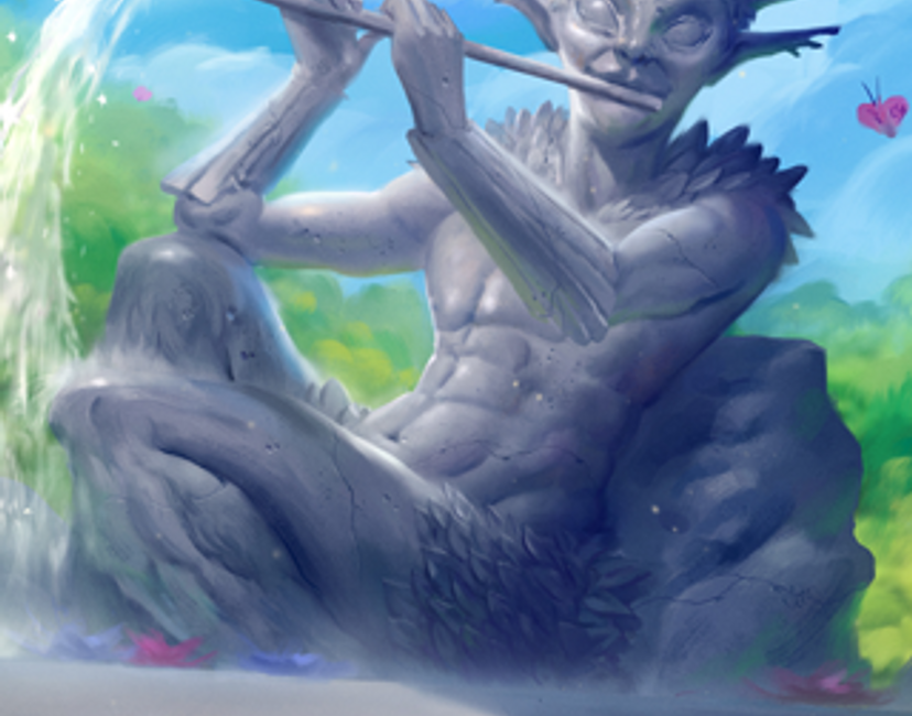 Nft Satyr Fountain