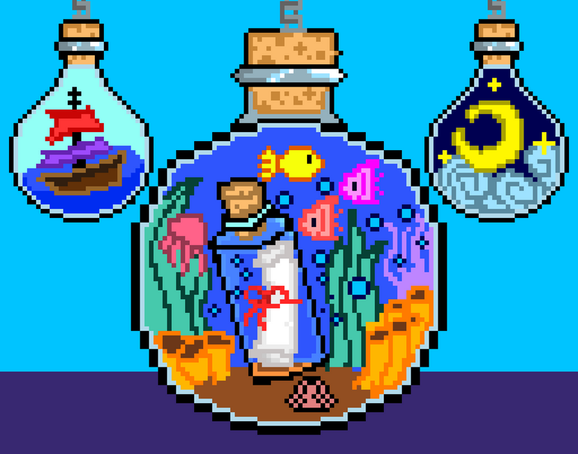 Nft Chained Bottles #001