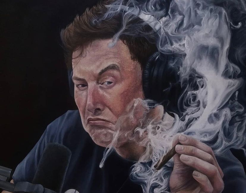Nft Elon musk portrait 4/4