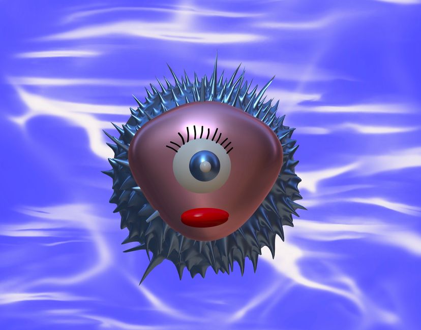 Nft 3D puffer fish