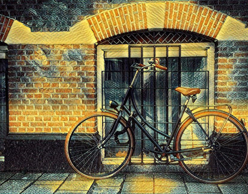 Nft Bicycle Digital Artwork