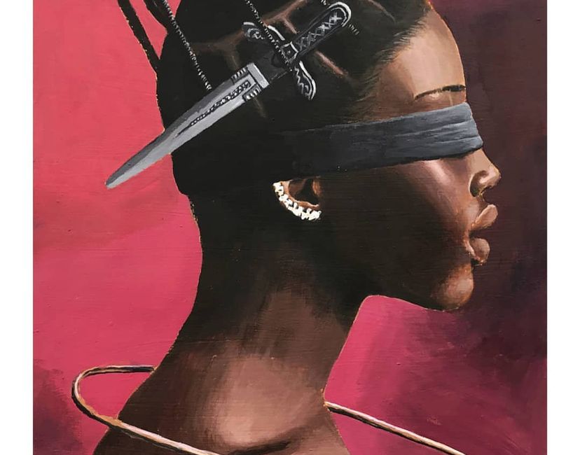 Nft Black Lady liberty