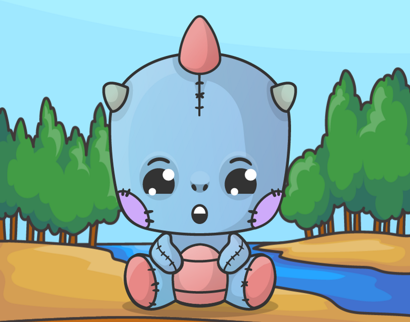 Nft Baby Dragon Plushie 0004 | C