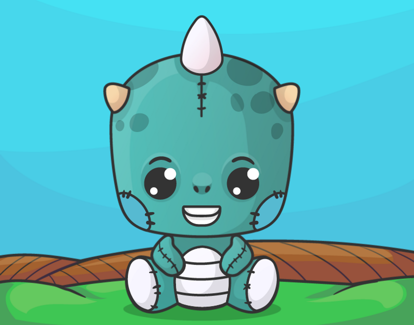 Nft Baby Dragon Plushie 0008 | C