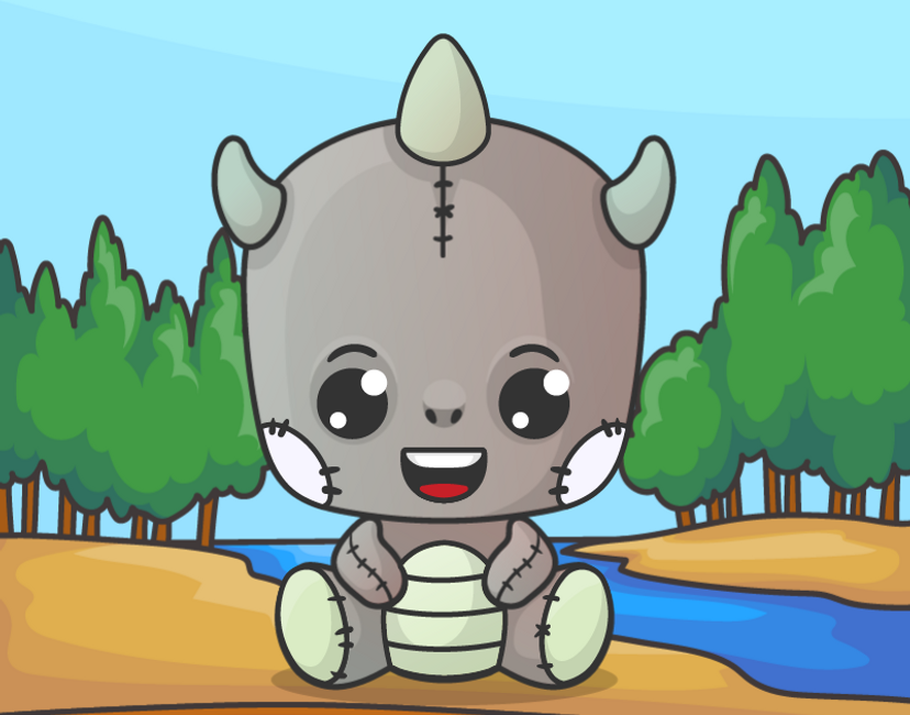 Nft Baby Dragon Plushie 0009 | C