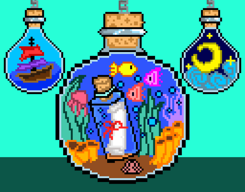 Nft Chained Bottles #060