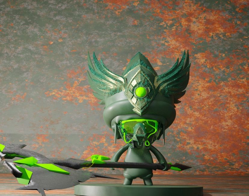 Nft EXO-WARRIOR ACID WAR-AXE