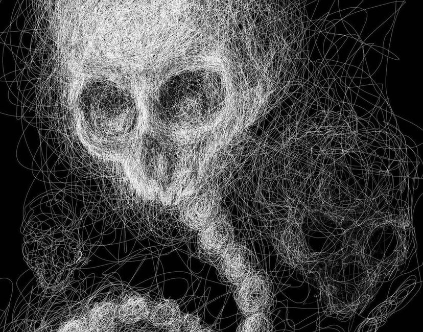 Nft Skeleton abstract 