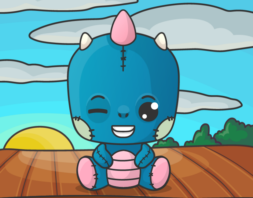 Nft Baby Dragon Plushie 0011 | C