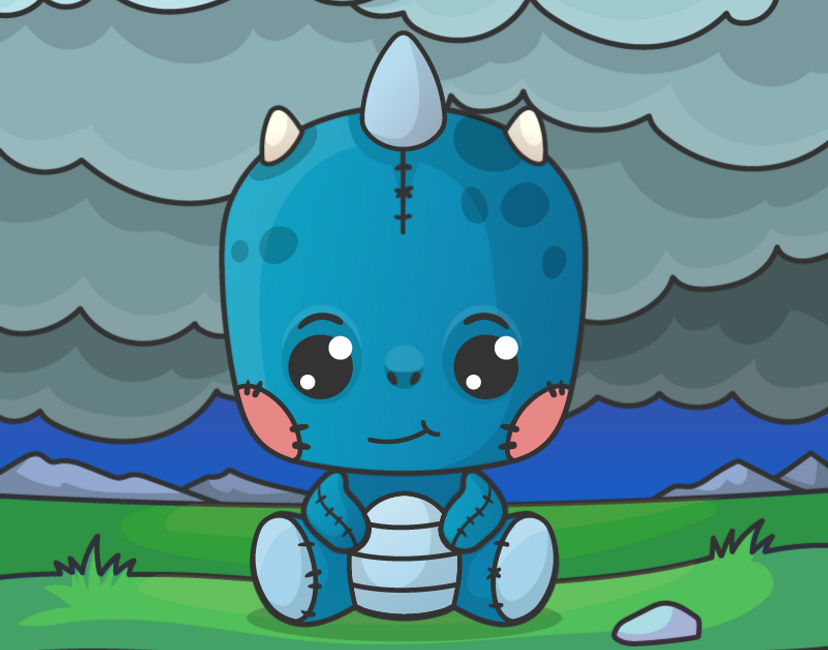Nft Baby Dragon Plushie 0015 | C