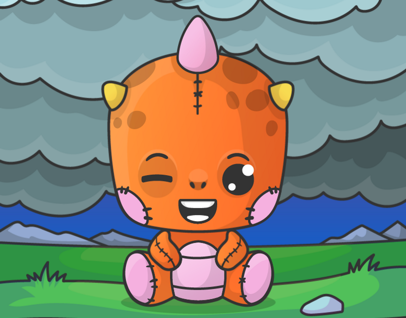 Nft Baby Dragon Plushie 0020 | C