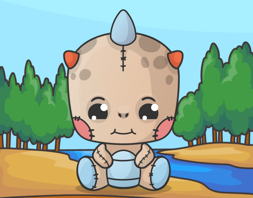 Nft Baby Dragon Plushie 0022 | C