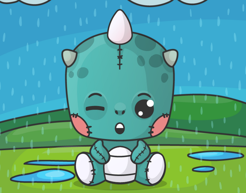 Nft Baby Dragon Plushie 0023 | C