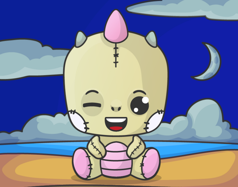 Nft Baby Dragon Plushie 0024 | C