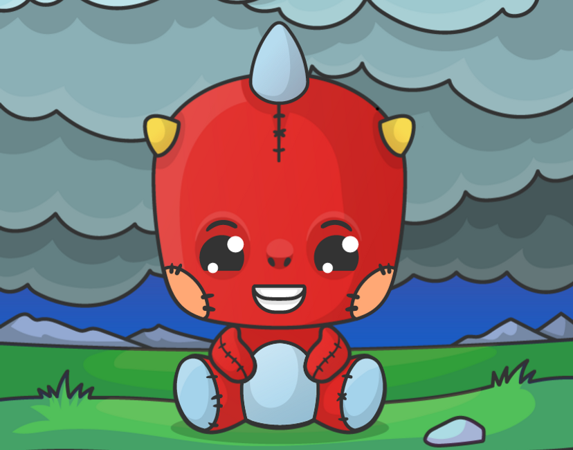 Nft Baby Dragon Plushie 0026 | C