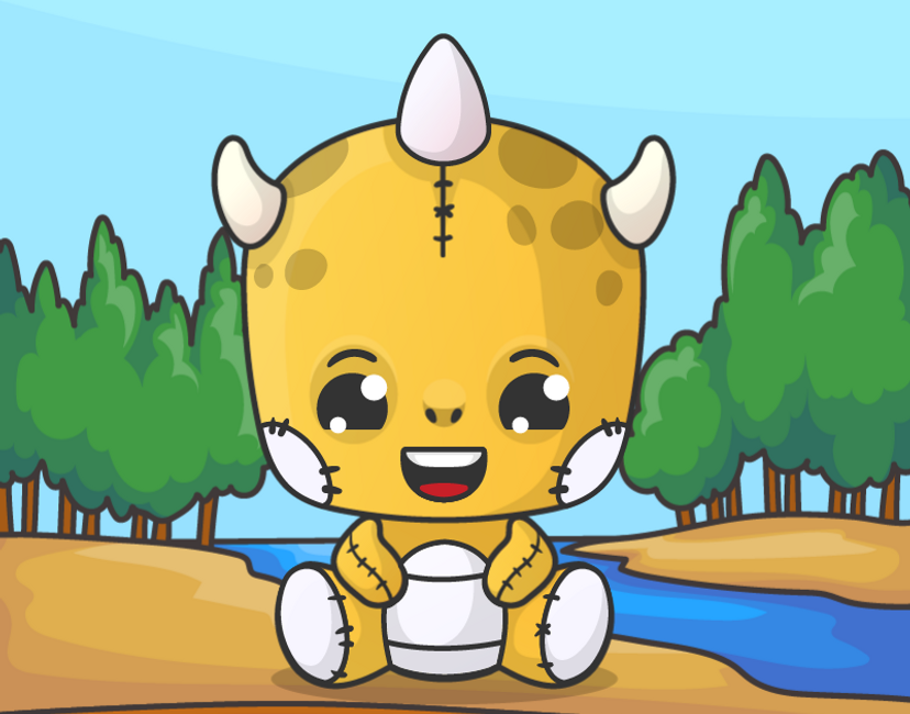 Nft Baby Dragon Plushie 0027 | C