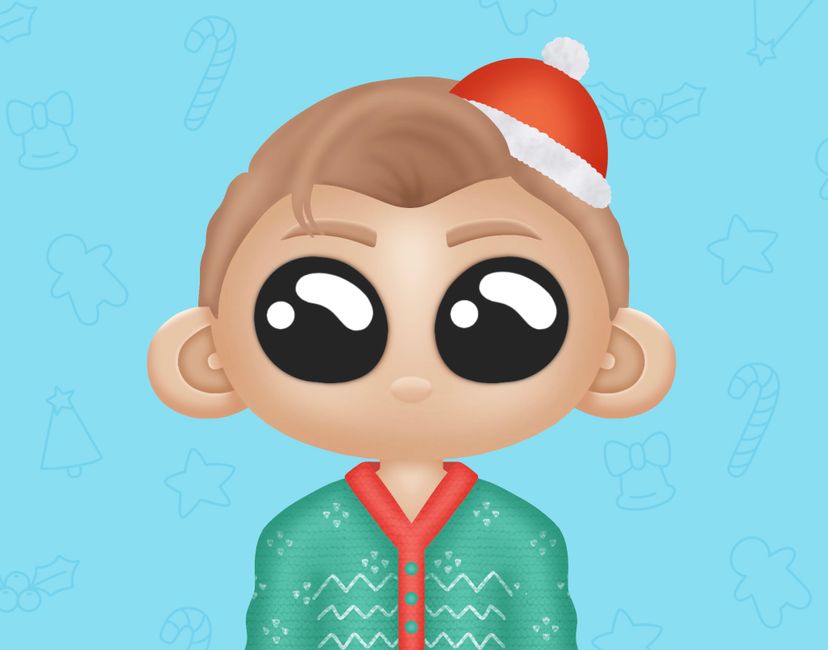 Nft Christmas Cute Character #007