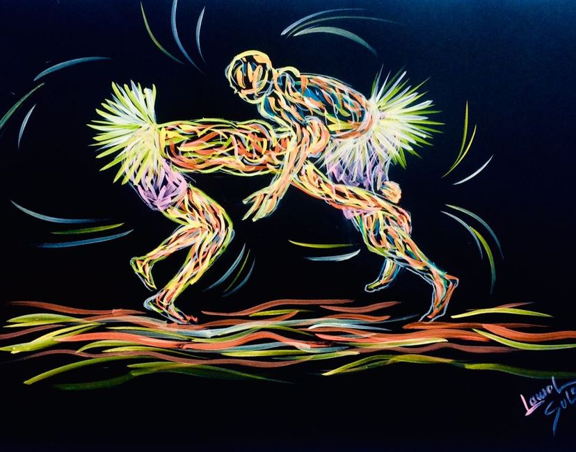 Nft Wrestling Abstract