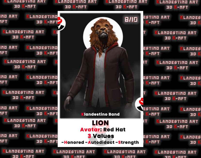 Nft Lion Card #8