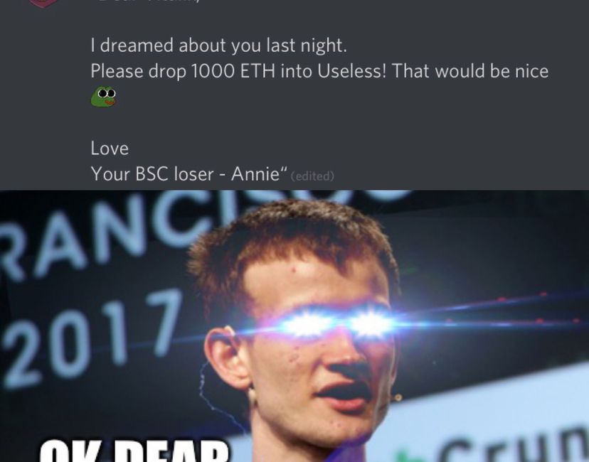 Nft I dreamed about you Vitalik