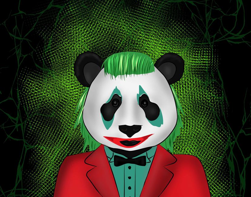 Nft Joker cute panda 🐼 #3